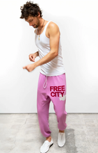 Load image into Gallery viewer, FREECITY large sweatpant - pink lips cherry