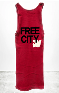 FREE CITY RTU/1999 SUPERVINTAGE TANK - artyard red