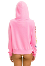 Load image into Gallery viewer, Aviator Nation Neon Zip Logo Unisex Hoodie in Neon Pink
