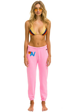 Load image into Gallery viewer, AVIATOR NATION LOGO SWEATPANTS - NEON PINK