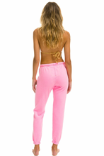 Load image into Gallery viewer, AVIATOR NATION LOGO SWEATPANTS - NEON PINK