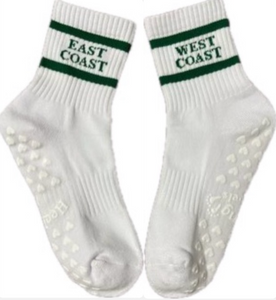 SINGER22 Exclusive Healing Heels East Coast West Coast Socks