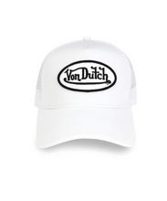 Load image into Gallery viewer, VON DUTCH CLASSIC WHITE 52 TRUCKER HAT