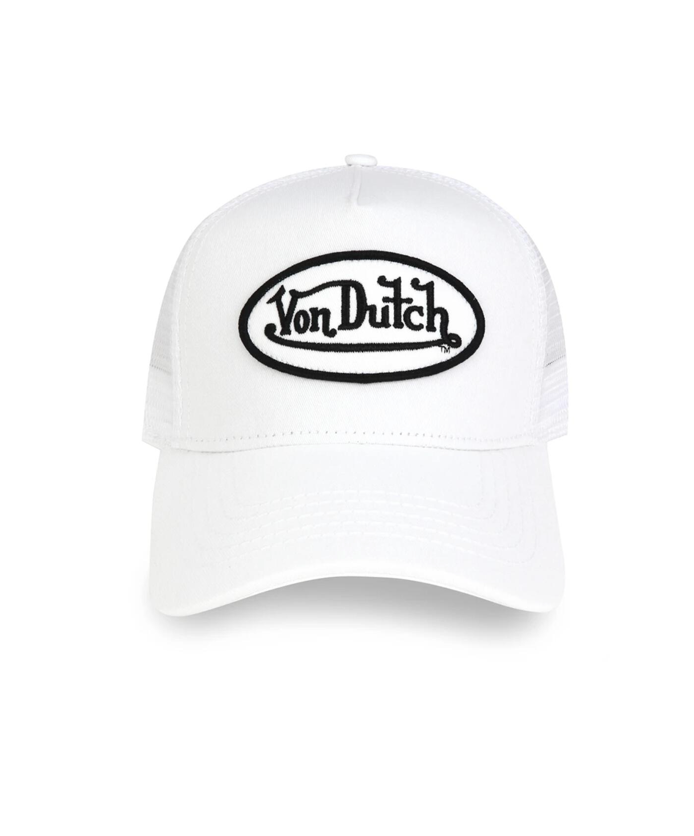 VON DUTCH CLASSIC WHITE 52 TRUCKER HAT – SINGER22 display picture 1