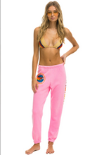 Load image into Gallery viewer, Aviator Nation Neon Logo Sweatpant in Neon Pink