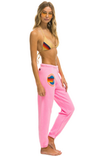 Load image into Gallery viewer, Aviator Nation Neon Logo Sweatpant in Neon Pink