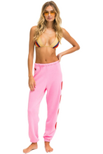 Load image into Gallery viewer, AVIATOR NATION HEART STITCH 4 SWEATPANTS - NEON PINK