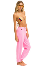 Load image into Gallery viewer, AVIATOR NATION HEART STITCH 4 SWEATPANTS - NEON PINK