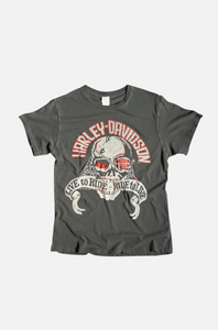 MADEWORN HARLEY DAVIDSON TIL DEATH DO US PART TEE IN DUSK