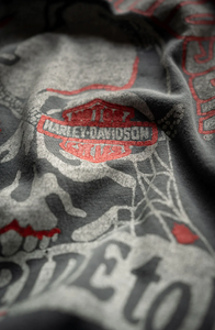 MADEWORN HARLEY DAVIDSON TIL DEATH DO US PART TEE IN DUSK