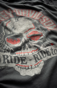 MADEWORN HARLEY DAVIDSON TIL DEATH DO US PART TEE IN DUSK