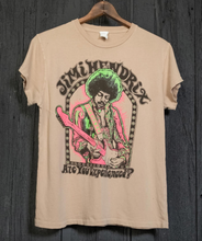 Load image into Gallery viewer, MADEWORN JIMI HENDRIX FIRE TEE IN TAUPE