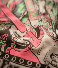 Load image into Gallery viewer, MADEWORN JIMI HENDRIX FIRE TEE IN TAUPE