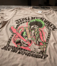 Load image into Gallery viewer, MADEWORN JIMI HENDRIX FIRE TEE IN TAUPE