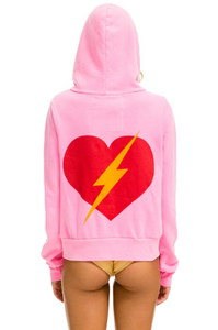 Neon sign short shop hoodie