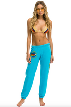 Load image into Gallery viewer, AVIATOR NATION SWEATPANTS - NEON BLUE