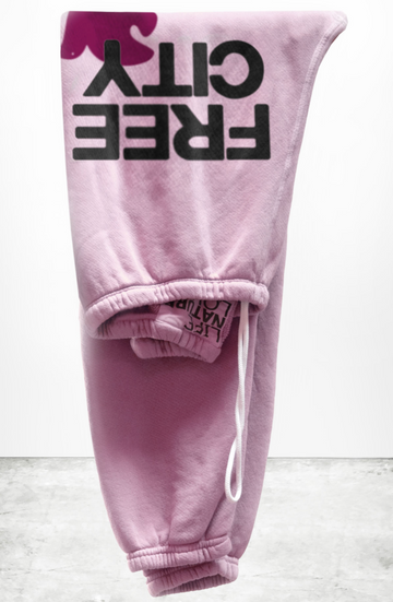 FREE CITY SUPERFLUFF LUX OG Unisex sweatpant - PETAL