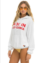 Load image into Gallery viewer, AVIATOR NATION MADE IN CALIFORNIA UNISEX RELAXED PULLOVER HOODIE - WHITE