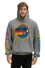 Load image into Gallery viewer, AVIATOR NATION UNISEX RELAXED PULLOVER HOODIE IN HEATHER GREY