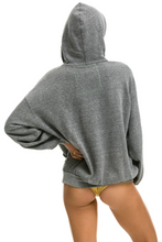 Load image into Gallery viewer, AVIATOR NATION UNISEX RELAXED PULLOVER HOODIE IN HEATHER GREY
