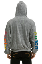 Load image into Gallery viewer, AVIATOR NATION UNISEX RELAXED PULLOVER HOODIE IN HEATHER GREY