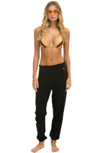 Load image into Gallery viewer, AVIATOR NATION LOCALS ONLY SWEATPANTS - BLACK