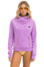 Load image into Gallery viewer, Aviator Nation NINJA PULLOVER UNISEX HOODIE - NEON PURPLE
