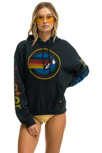 Load image into Gallery viewer, AVIATOR NATION UNISEX RELAXED PULLOVER HOODIE IN CHARCOAL