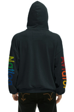 Load image into Gallery viewer, AVIATOR NATION UNISEX RELAXED PULLOVER HOODIE IN CHARCOAL