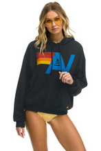 Load image into Gallery viewer, AVIATOR NATION UNISEX LOGO PULLOVER RELAXED HOODIE - CHARCOAL