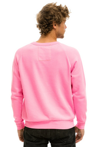 AVIATOR NATION LOGO SWEATSHIRT - NEON PINK