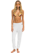 Load image into Gallery viewer, AVIATOR NATION LOCALS ONLY SWEATPANTS -WHITE