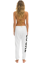 Load image into Gallery viewer, AVIATOR NATION LOCALS ONLY SWEATPANTS -WHITE