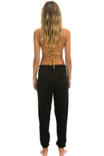 Load image into Gallery viewer, AVIATOR NATION NO WAR SWEATPANTS - BLACK