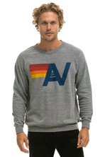 Load image into Gallery viewer, AVIATOR NATION UNISEX LOGO SWEATSHIRT -HEATHER GREY