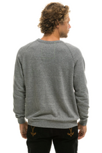 Load image into Gallery viewer, AVIATOR NATION UNISEX LOGO SWEATSHIRT -HEATHER GREY