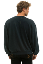 Load image into Gallery viewer, AVIATOR NATION DAYDREAM UNISEX RELAXED CREW SWEATSHIRT - CHARCOAL