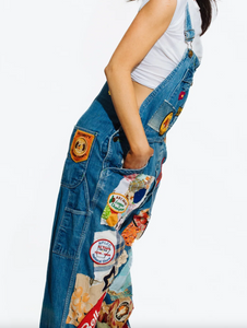 RILEY VINTAGE ECLECTIC OVERALLS custom ships in 2 weeks