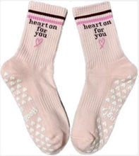 Load image into Gallery viewer, SINGER22 Exclusive Healing Heels Embroidered Heart On For You Socks