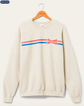 Load image into Gallery viewer, JUNK FOOD CLOTHING UNISEX BUDWEISER STRIPED FLEA MARKET FLEECE IN SAND