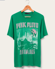 Load image into Gallery viewer, JUNK FOOD CLOTHING UNISEX PINK FLOYD ANIMALS VINTAGE TEE IN SHADY GLADE