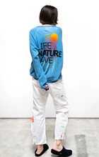 Load image into Gallery viewer, FREE CITY LNLSUN SUPERYUMM BIGGIE RAGLAN IN BLUESOUND GLASS