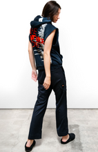 Load image into Gallery viewer, FREE CITY LNL WORDY WRAPPING CUTOFF SUPERYUMM BIGGY HOODIE IN SQUIDSINK