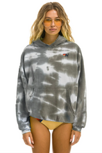 Load image into Gallery viewer, AVIATOR NATION HAND DYED PULLOVER HOODIE RELAXED - TIE DYE GREY // OLIVE
