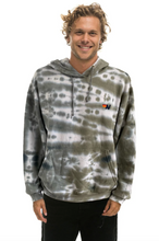 Load image into Gallery viewer, AVIATOR NATION HAND DYED PULLOVER HOODIE RELAXED - TIE DYE GREY // OLIVE