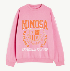 House Of LuLu Mimosa Social Club Sweatshirt