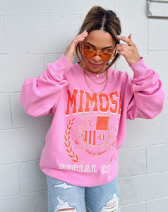 House Of LuLu Mimosa Social Club Sweatshirt