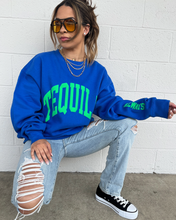 Load image into Gallery viewer, House Of LuLu Tequila Always Sweatshirt - Blue