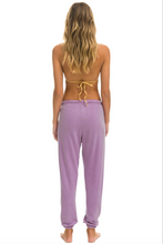 Load image into Gallery viewer, AVIATOR NATION RAINBOW HEART STITCH SWEATPANTS - MAUVE