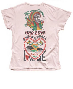 MADEWORN Bob Marley Dusty Pink Tee